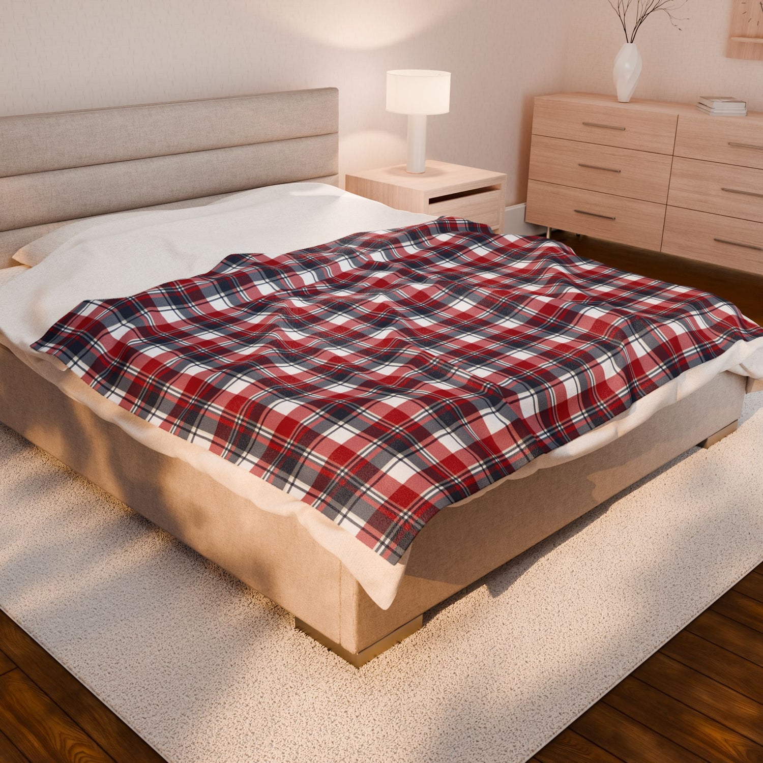 Cozy Velveteen Blanket | Soft Plush Throw, Ideal for Home Decor, Gift for All Occasions, Holiday Comfort, Stylish Warmth