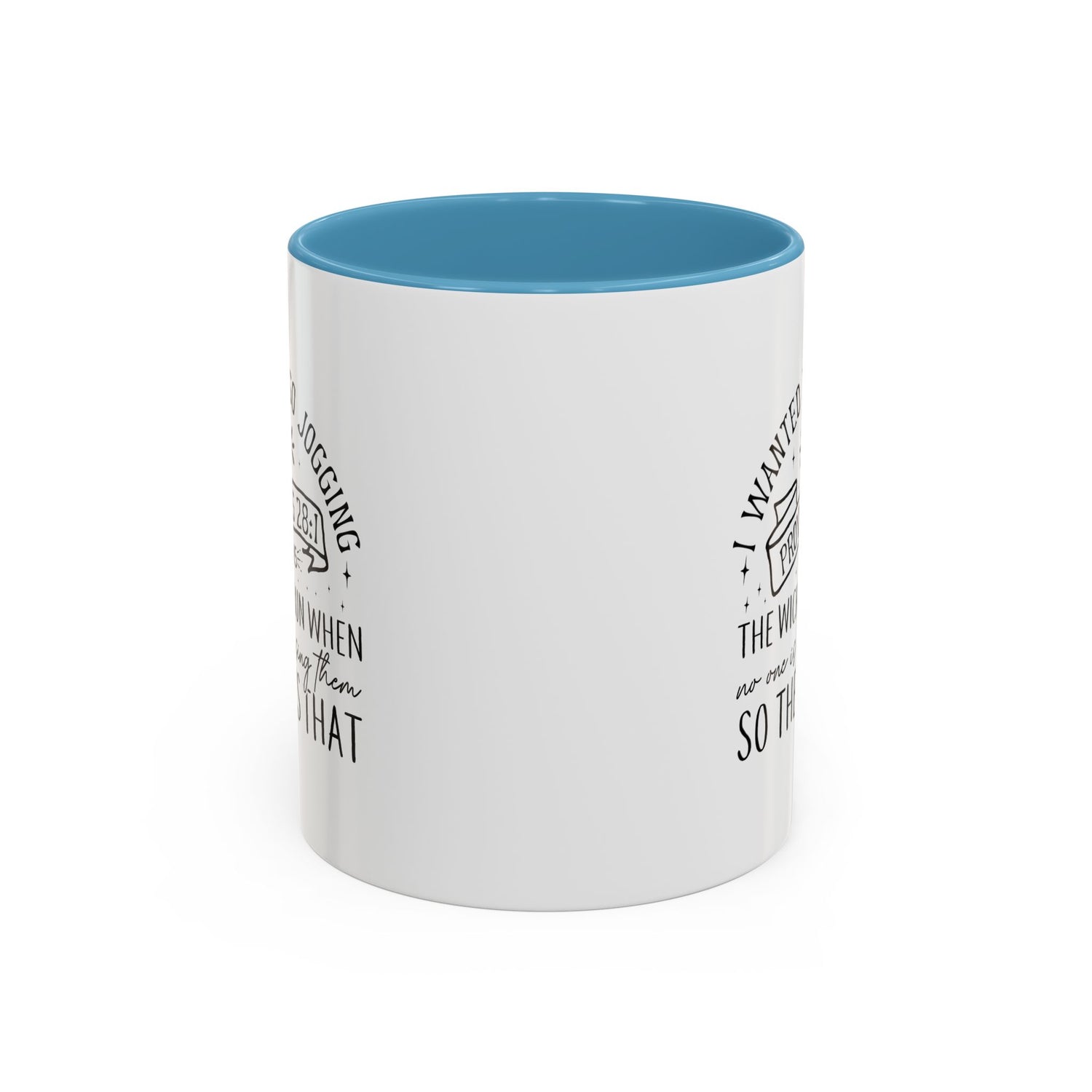 Inspirational Coffee Mug for Christian Joggers, Proverbs 28:1 Quote Mug, Funny Workout Gift, Motivational Drinkware, Exercise Humor