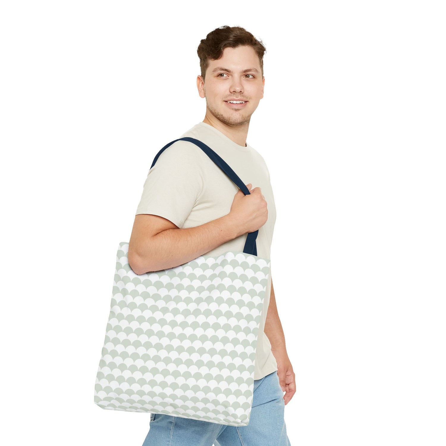 Stylish Patterned Tote Bag - Eco-Friendly Shopping, Casual Bag, Gift Idea, Reusable Bag, Everyday Accessory
