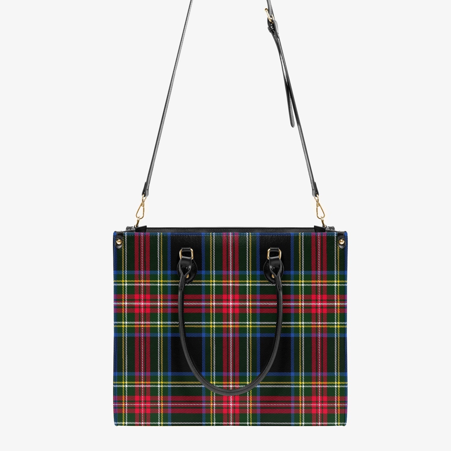 Elegant Classic Tote for Women Holiday Plaid