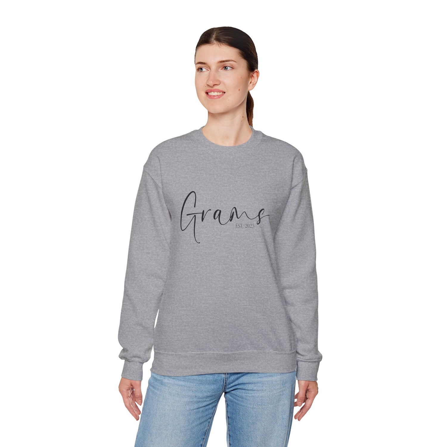Grams Crewneck Sweatshirt | Cozy Gift for Grandma | Perfect for Birthdays, Mother's Day, Family Gatherings, or Casual Wear
