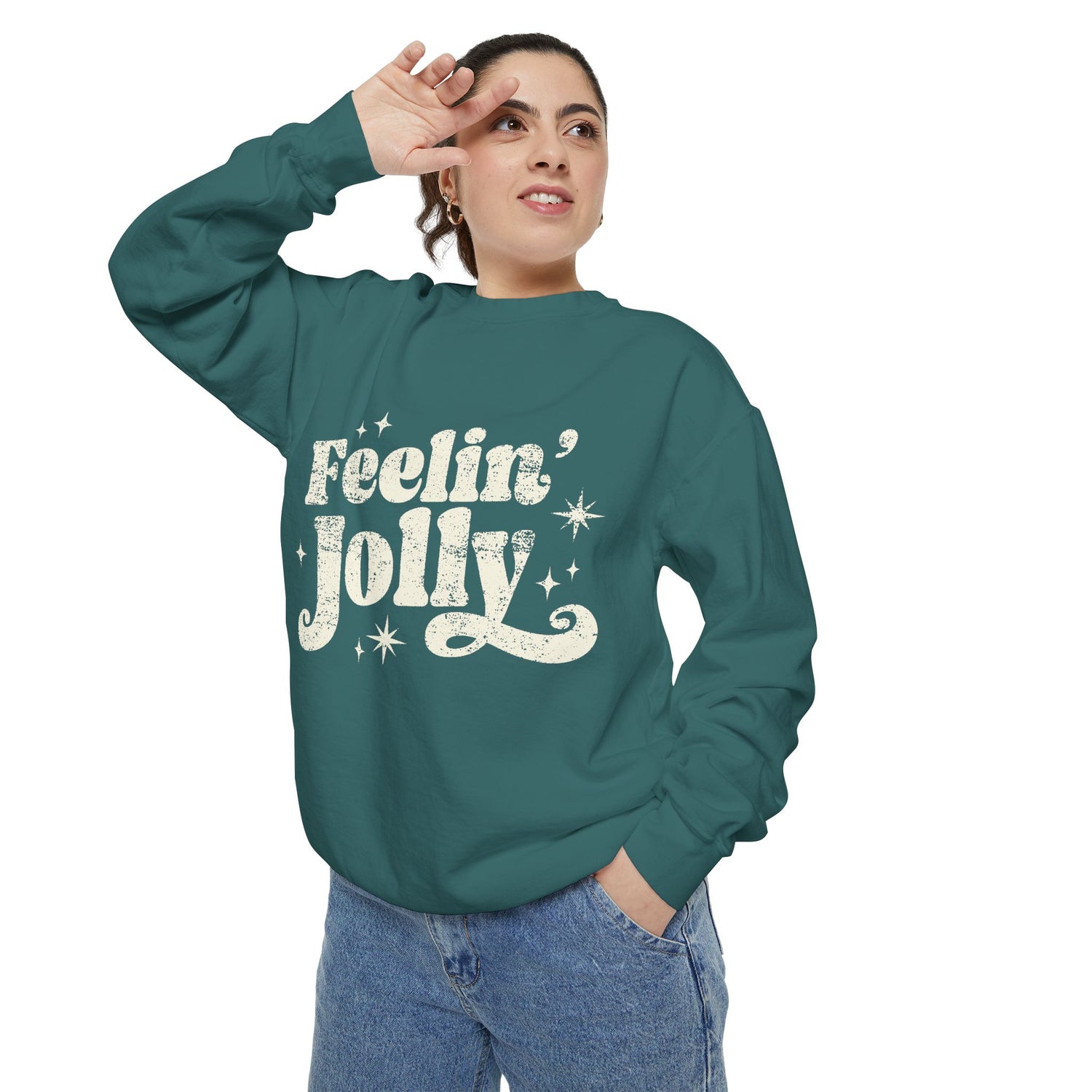 Premium Feelin' Jolly Comfort Colors Sweatshirt