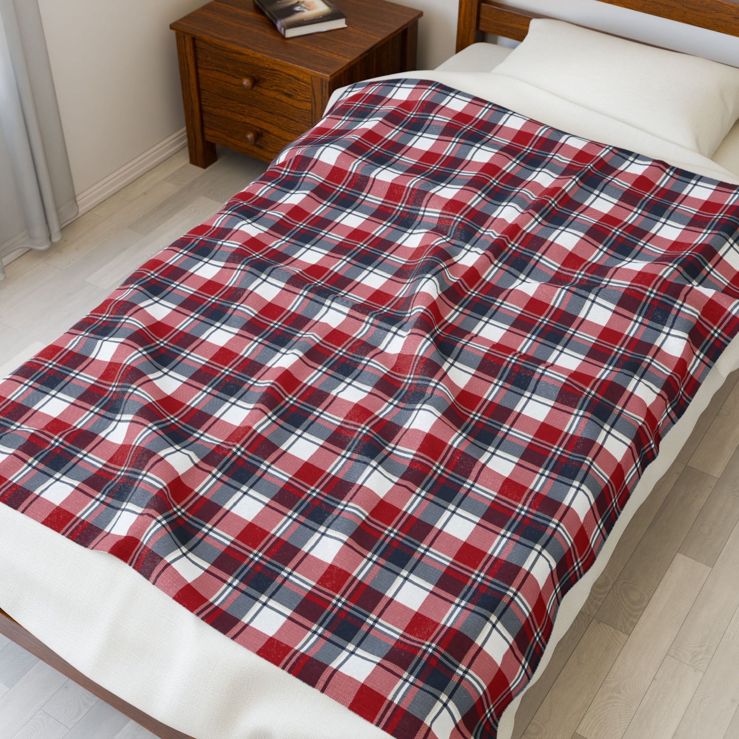 Cozy Velveteen Blanket | Soft Plush Throw, Ideal for Home Decor, Gift for All Occasions, Holiday Comfort, Stylish Warmth