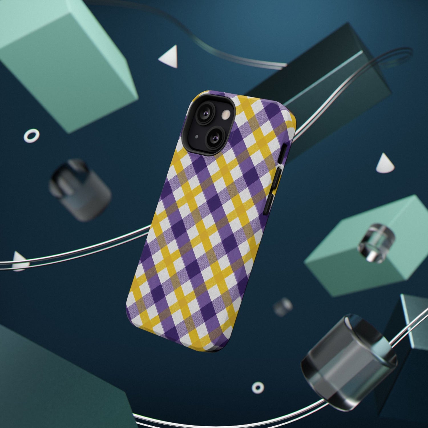 Phone Case | Impact-Resistant Louisiana Plaid