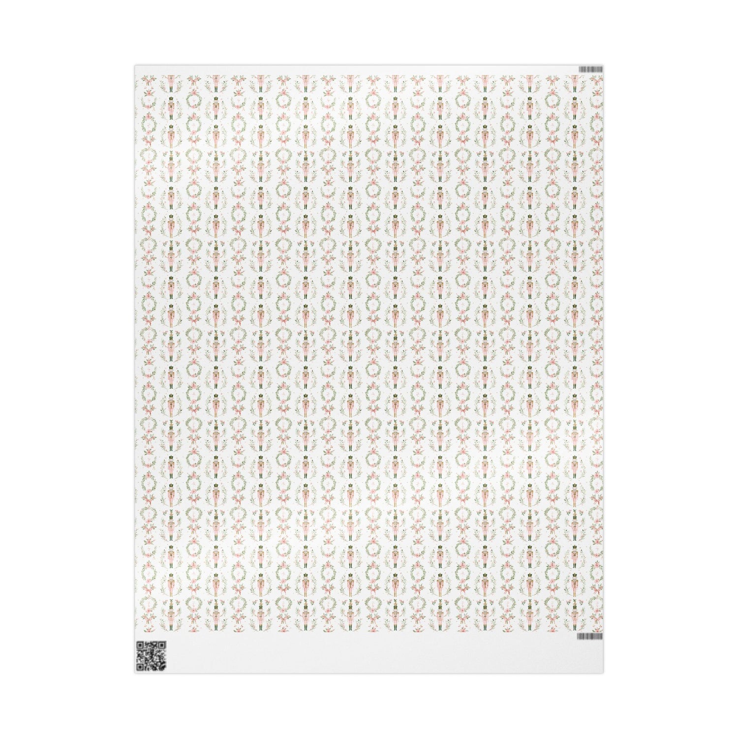 Premium Wrapping Paper- Floral Nutcracker