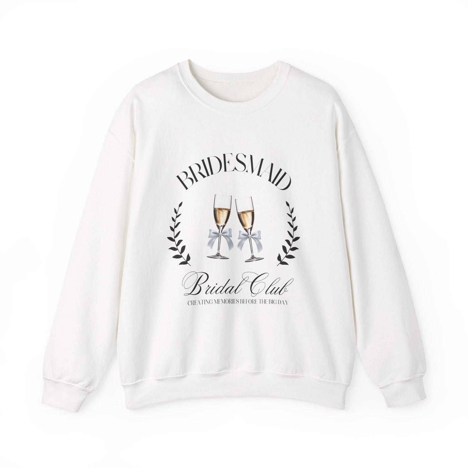Bridesmaid Crewneck Sweatshirt, Bridal Party Gift, Wedding Sweatshirt, Bachelorette Party Apparel, Unisex Cozy Pullover