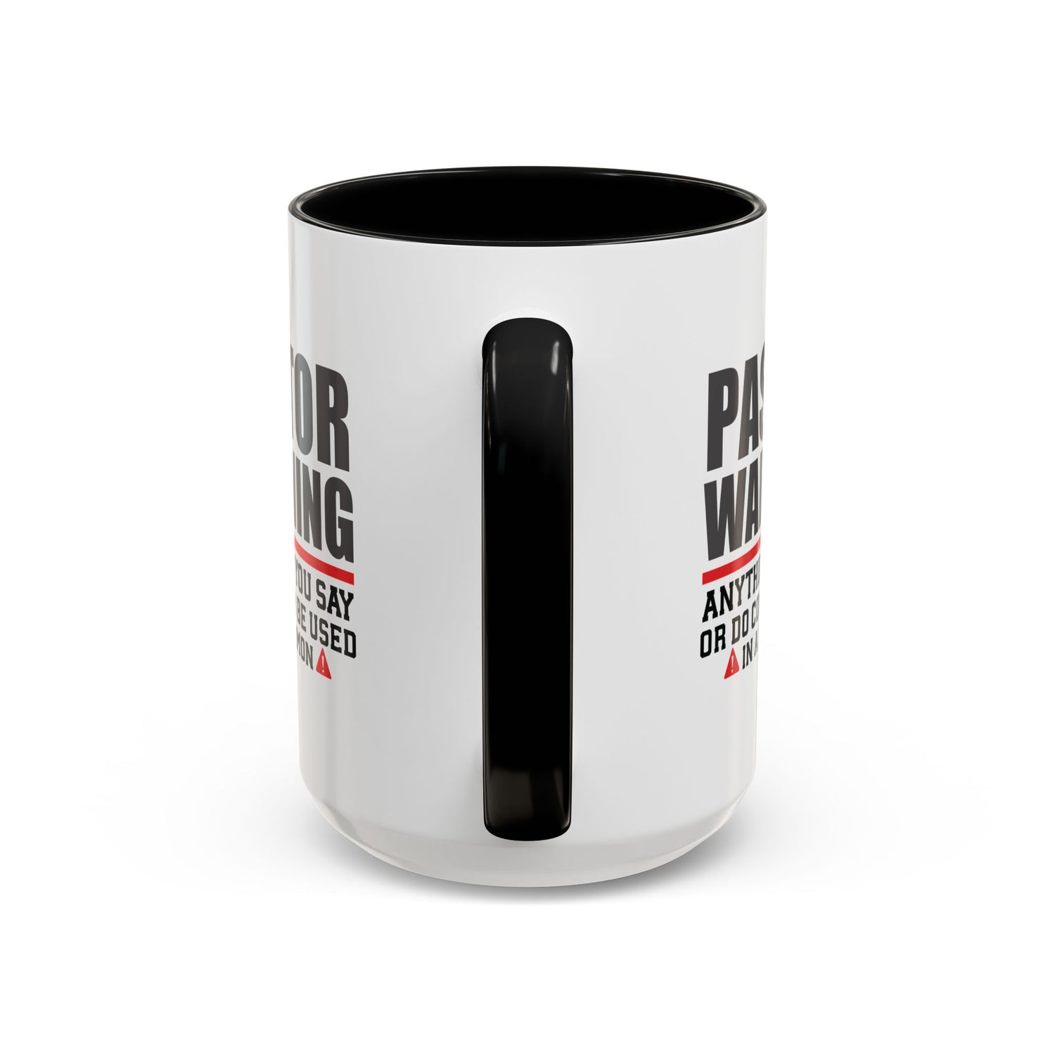 Funny Pastor Warning Coffee Mug, Christian Gift for Pastors, Humorous Church Coffee Cup, Sermon Inspiration Mug, For Ministry Lovers
