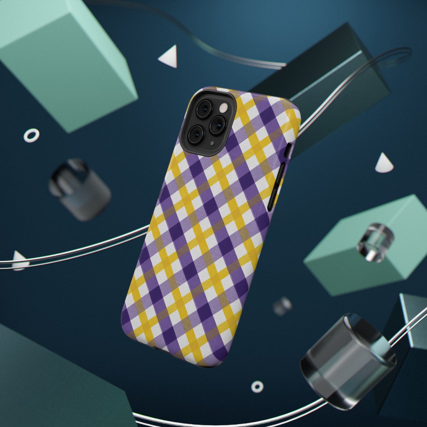 Phone Case | Impact-Resistant Louisiana Plaid