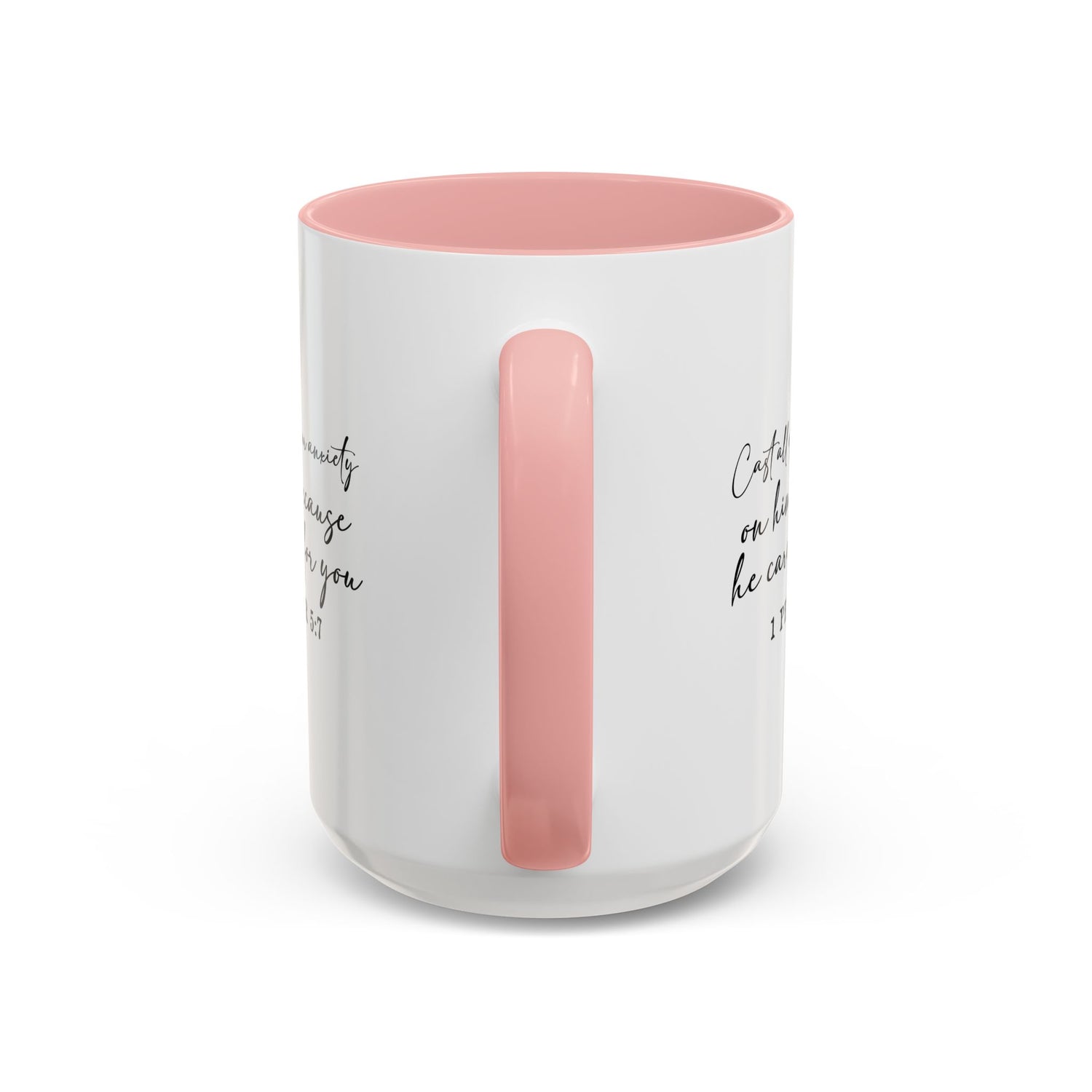 Coffee Mug: Scripture 1 Peter 5:7