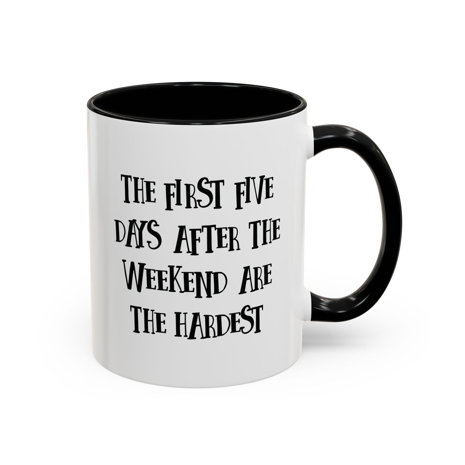 Motivational Coffee Mug, Cute Coffee Cup, Office Humor Mug, Gift for Her, Inspirational Tea Mug, Weekend Recovery Cup