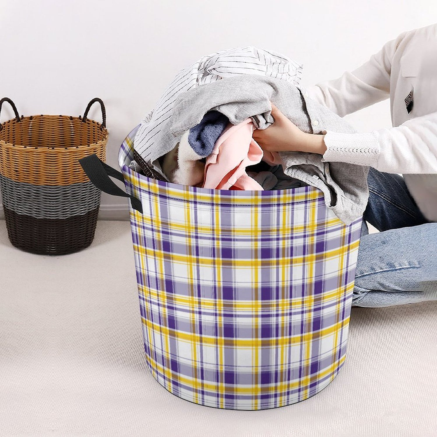 Oxford Collapsible Laundry Basket