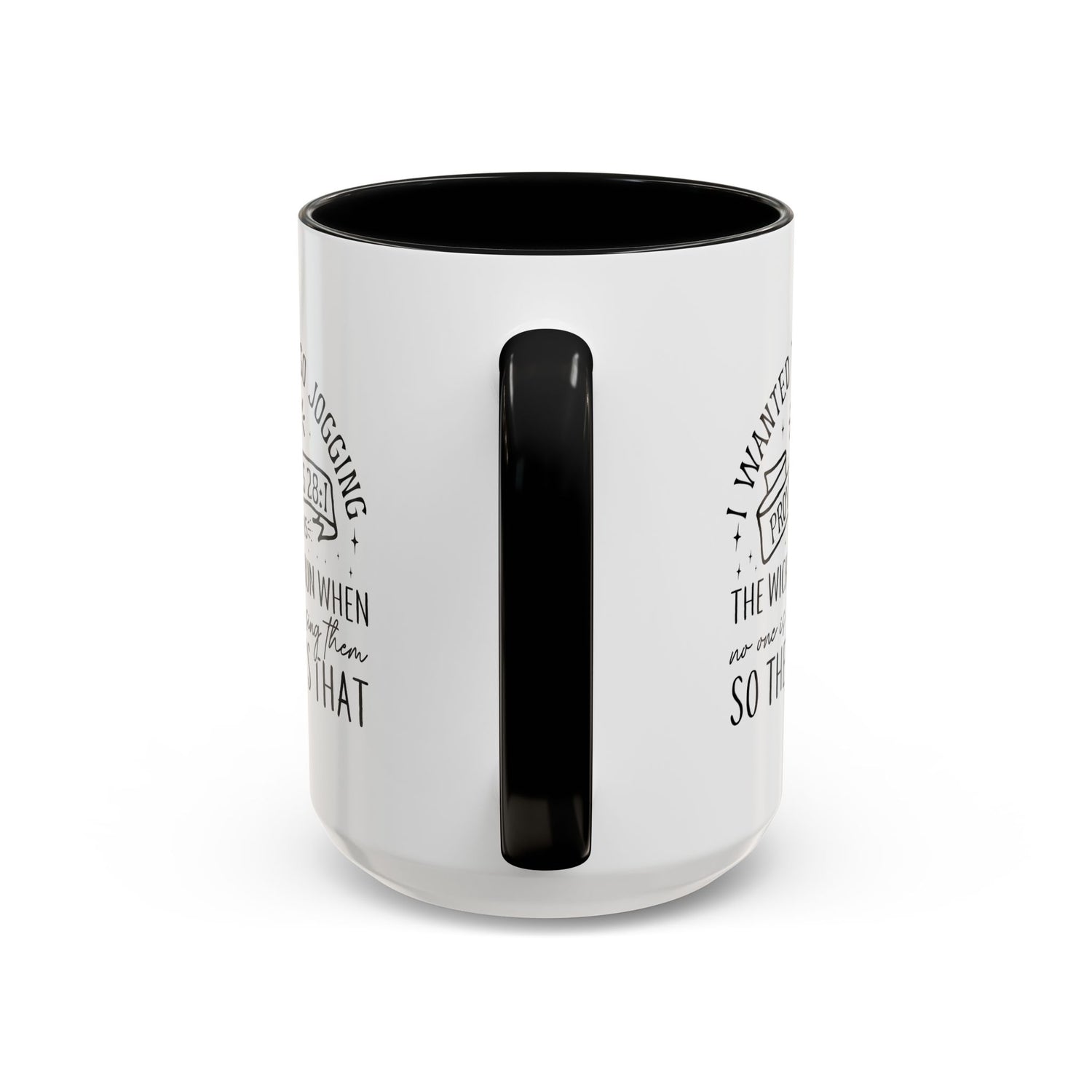 Inspirational Coffee Mug for Christian Joggers, Proverbs 28:1 Quote Mug, Funny Workout Gift, Motivational Drinkware, Exercise Humor