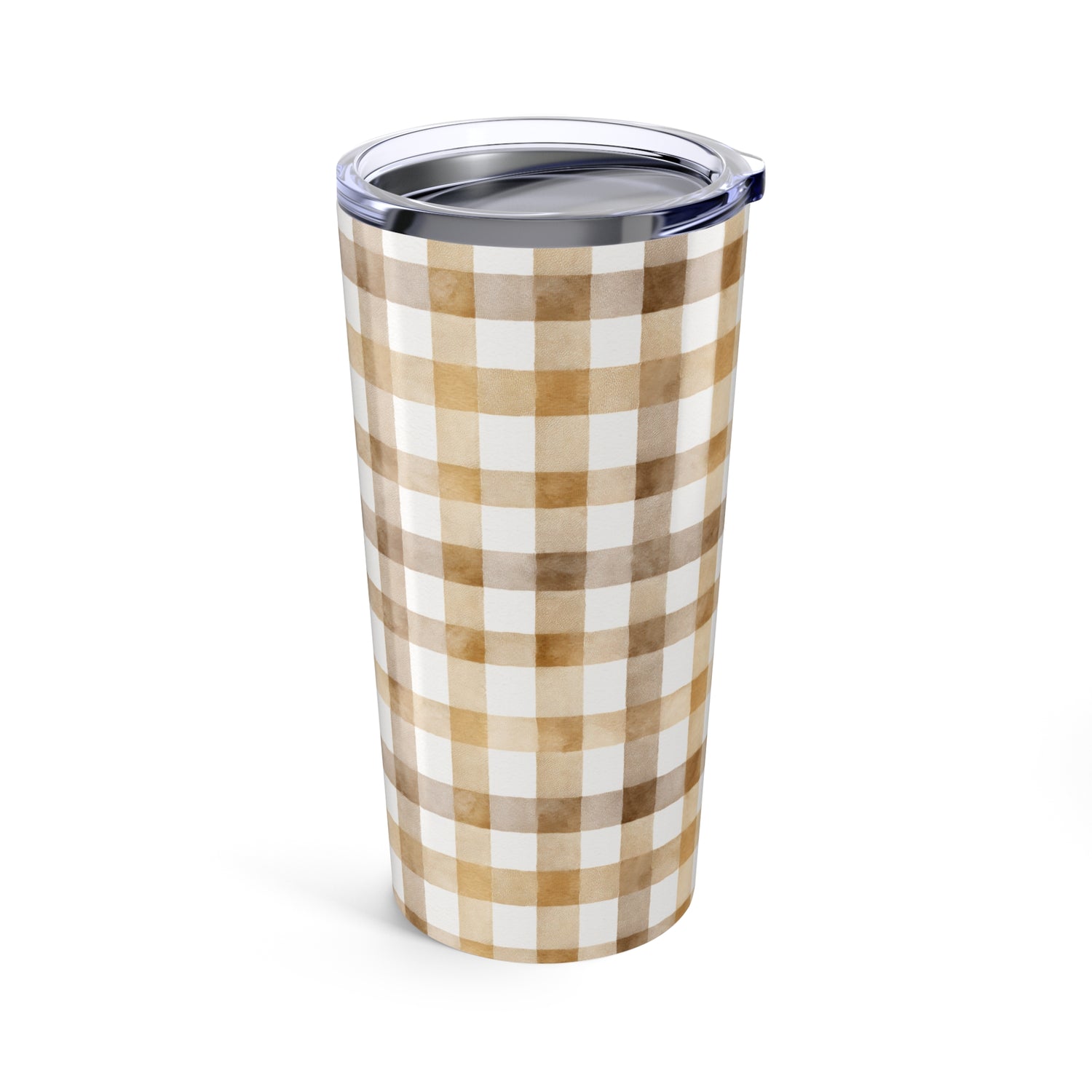 Rustic Checkered Tumbler 20oz Stainless