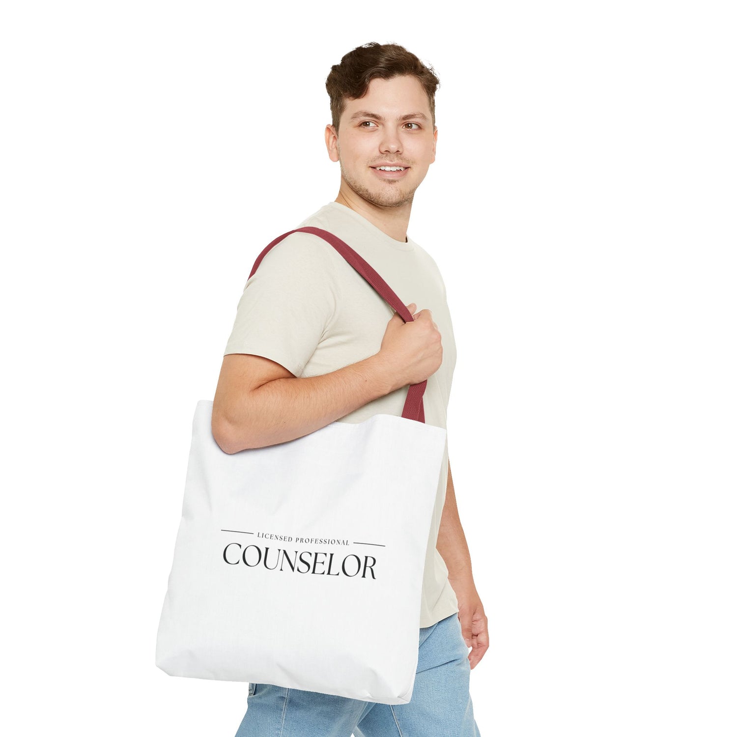 Licensed Counselor Tote Bag | Eco-Friendly Shopping Bag | Gift for Counselors, Therapist Tote, Daily Use Bag, Professional Accessory