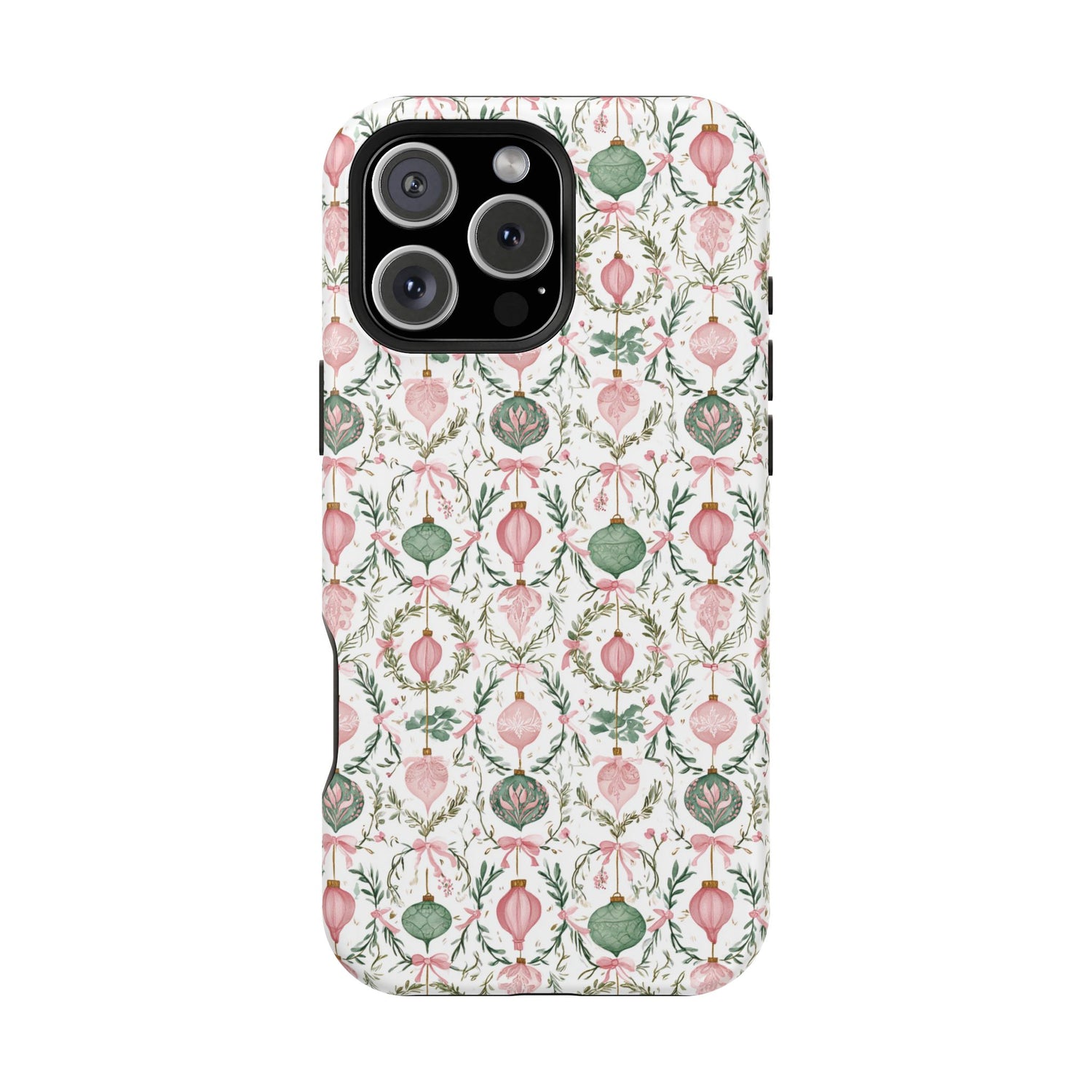 Holiday Ornaments Impact-Resistant Phone Case, iPhone, Samsung