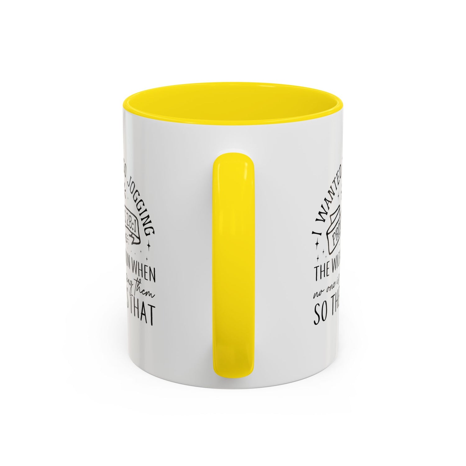 Inspirational Coffee Mug for Christian Joggers, Proverbs 28:1 Quote Mug, Funny Workout Gift, Motivational Drinkware, Exercise Humor