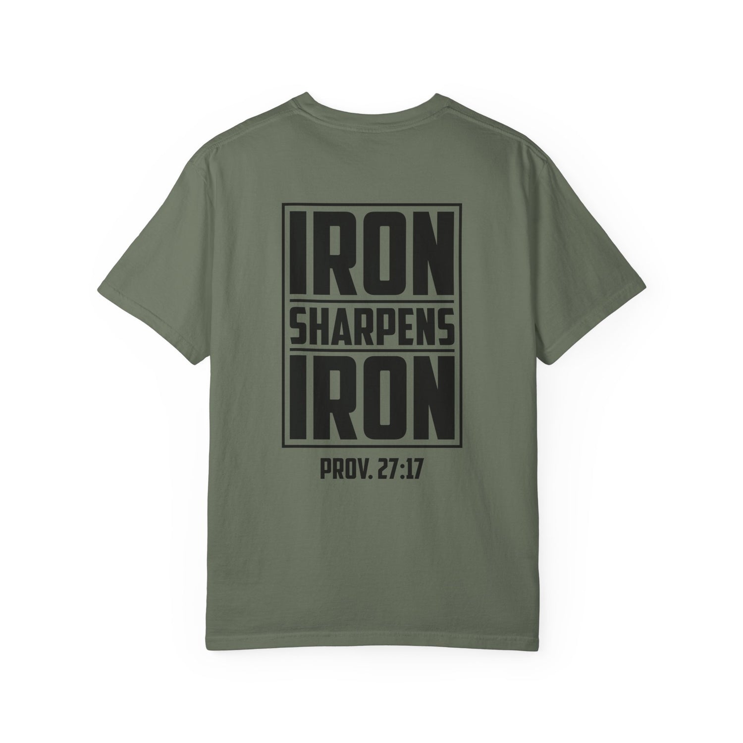 Inspirational Unisex T-Shirt, Motivational Tee for Everyday Wear, Iron Sharpens Iron, Christian Gift, Casual Fashion