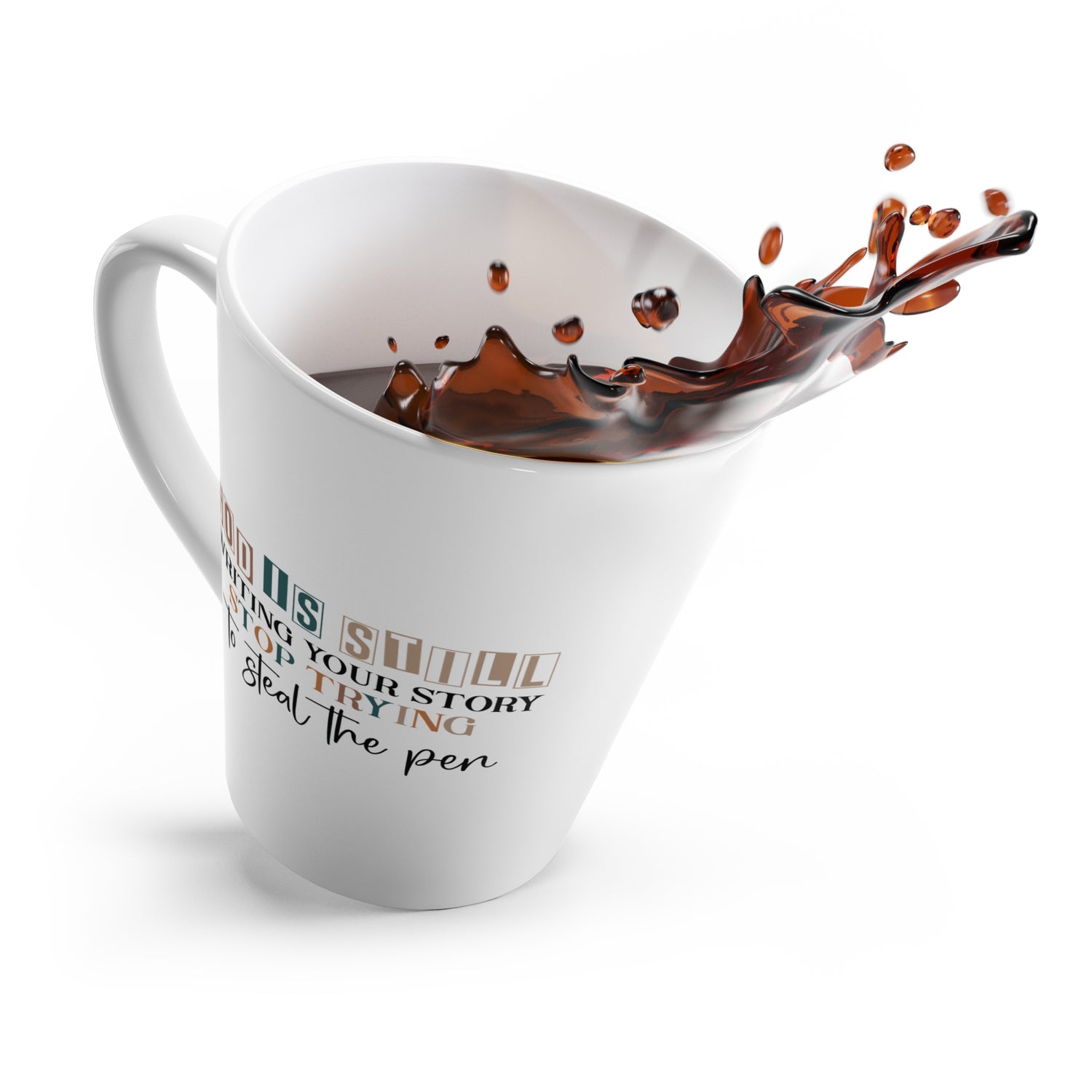 Inspirational Double-Sided  Latte Mug, 12oz
