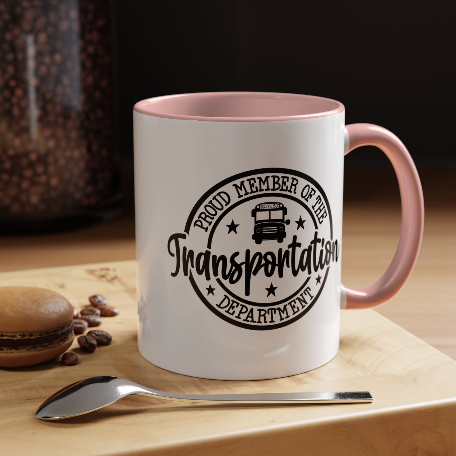 Transportation Department Coffee Mug, Proud Member Mug, Gift for Drivers, Transportation Lover Gift, Fun Coffee Cup, Tea and Coffee Mug