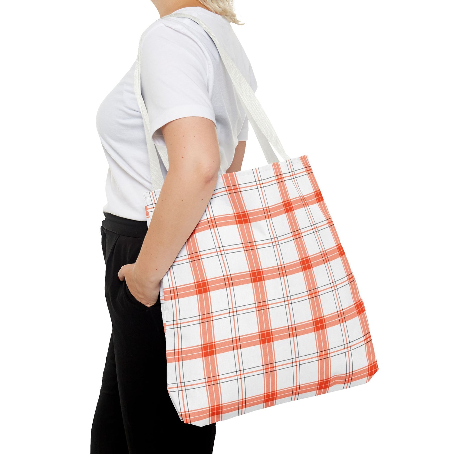 Fall Plaid Tote Bag