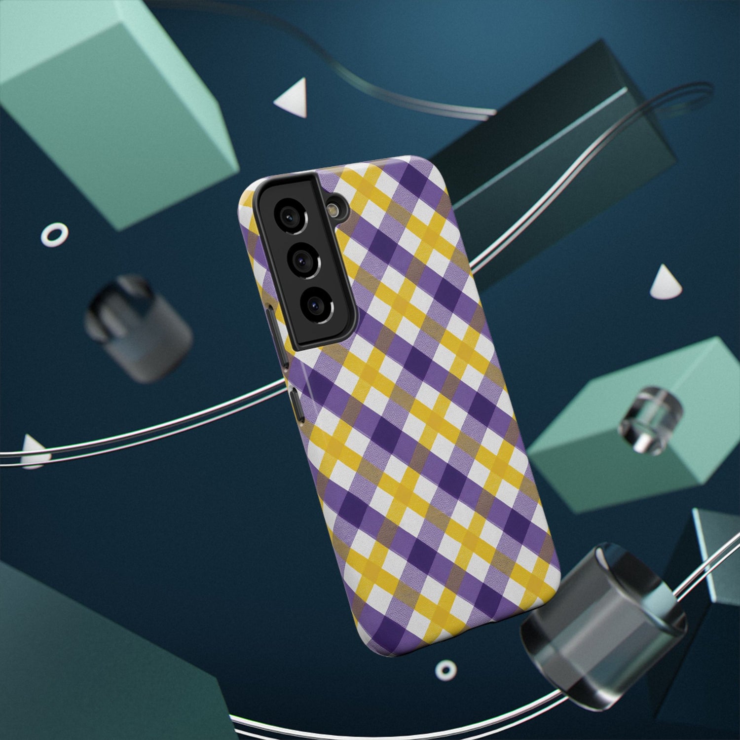 Phone Case | Impact-Resistant Louisiana Plaid