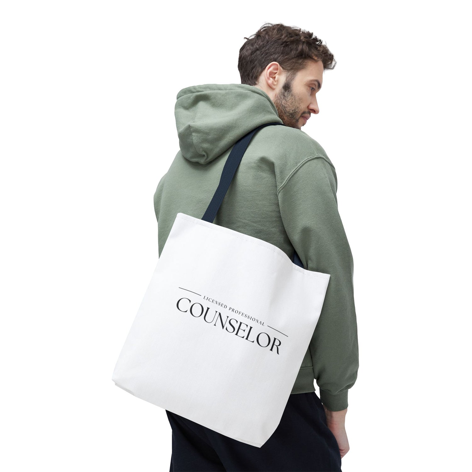Licensed Counselor Tote Bag | Eco-Friendly Shopping Bag | Gift for Counselors, Therapist Tote, Daily Use Bag, Professional Accessory
