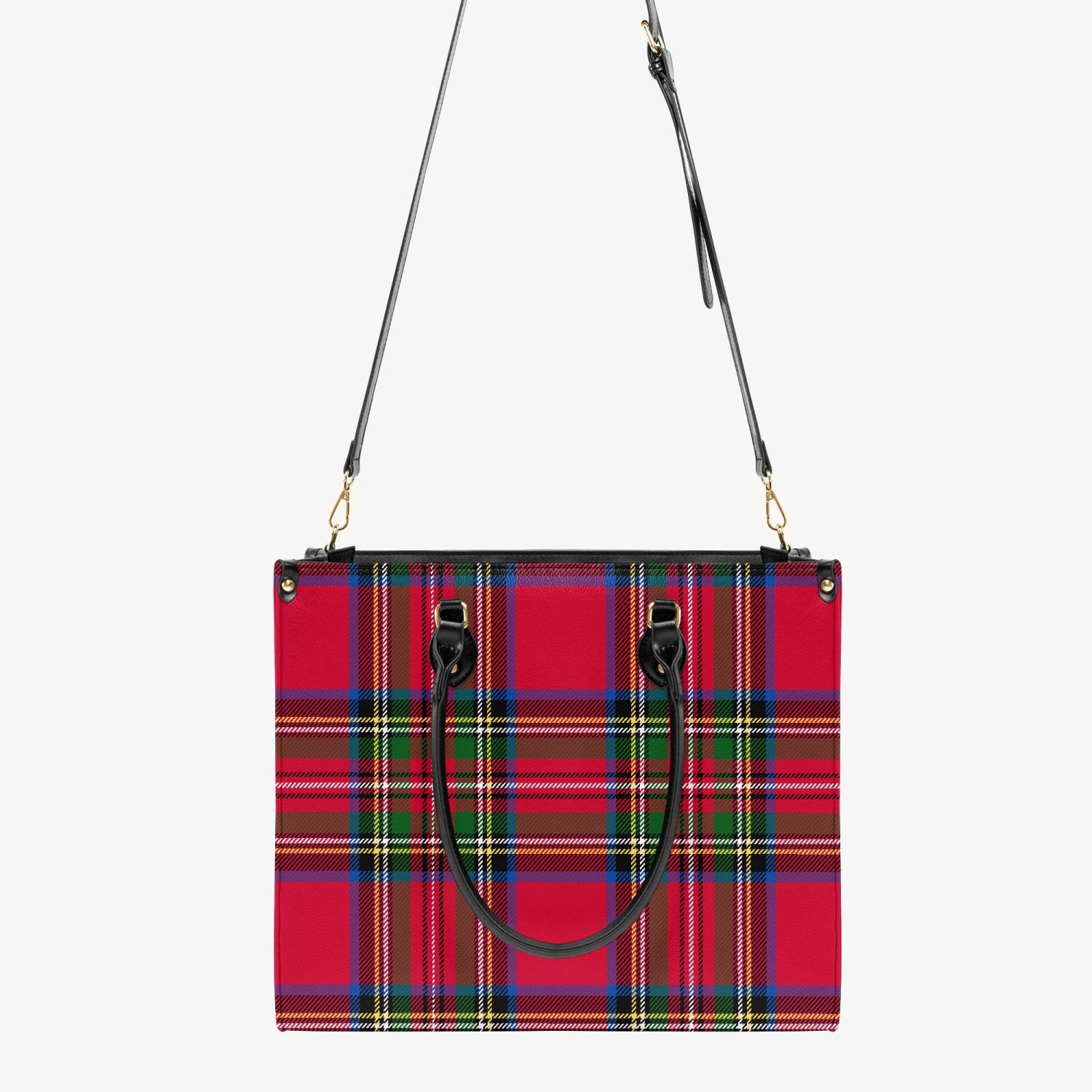 Elegant Classic Tote for Women Holiday Plaid