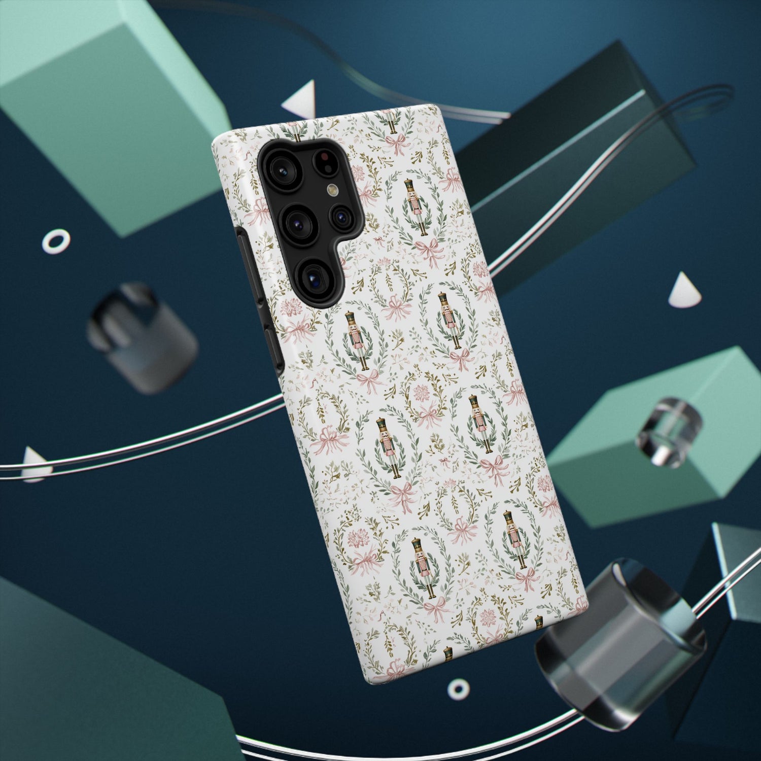 Impact-Resistant Phone Case- Nutcracker Floral