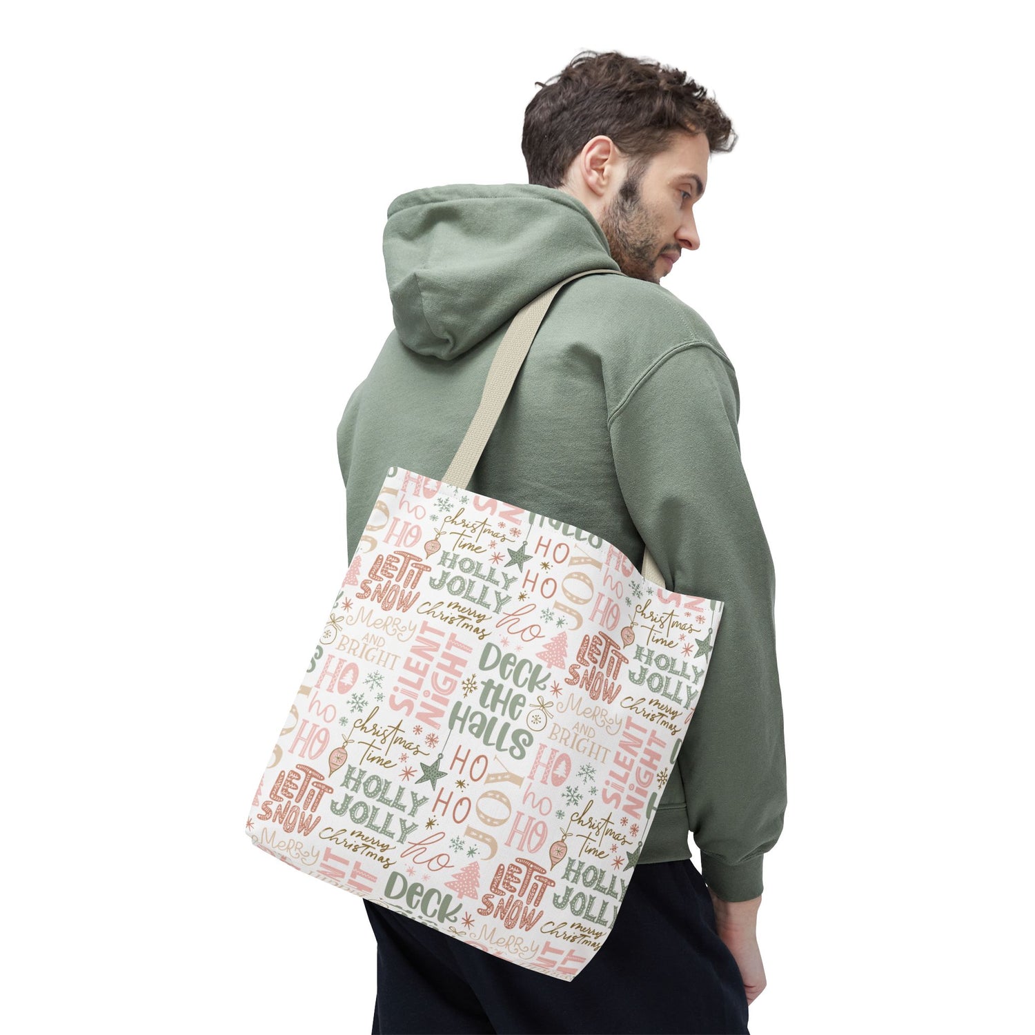 Christmas Phrases Tote Bag