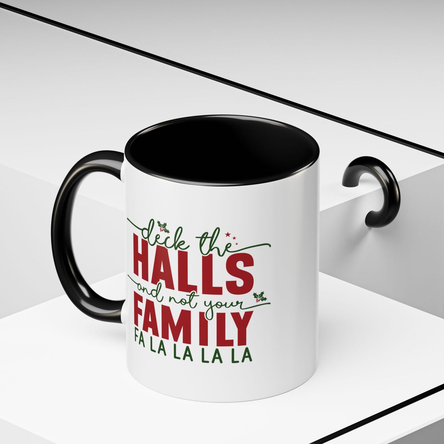 Funny Holiday Coffee Mug, Festive Drinkware
