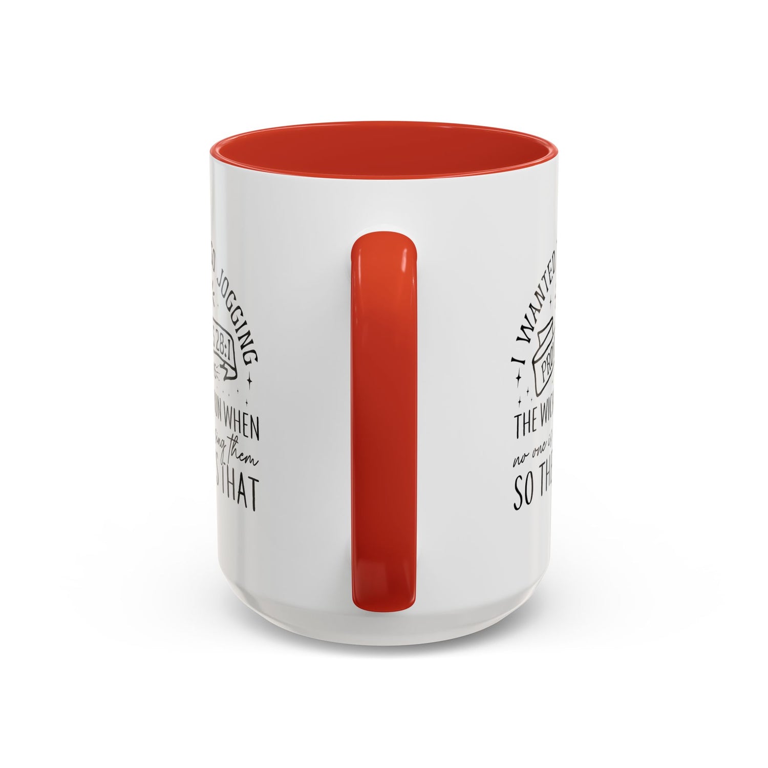 Inspirational Coffee Mug for Christian Joggers, Proverbs 28:1 Quote Mug, Funny Workout Gift, Motivational Drinkware, Exercise Humor