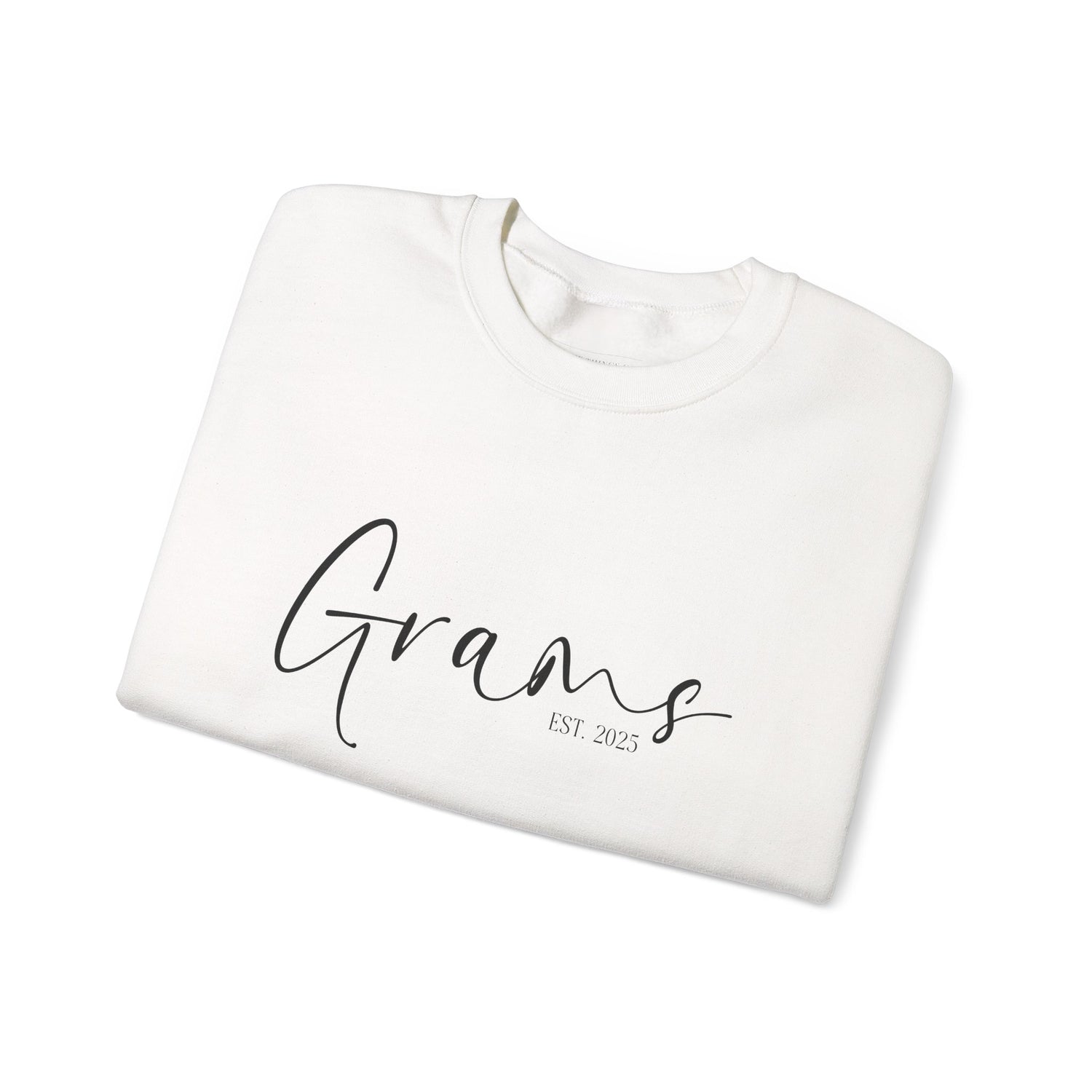 Grams Crewneck Sweatshirt | Cozy Gift for Grandma | Perfect for Birthdays, Mother's Day, Family Gatherings, or Casual Wear