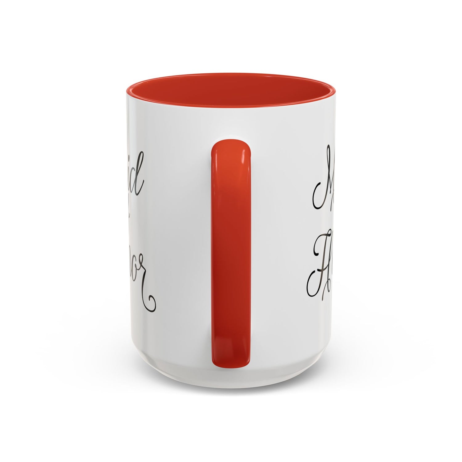 Maid of Honor Mug/Gift/Wedding Party Gift/Gifts for Her/Accent Coffee Mug (11, 15oz) "Maid of Honor"