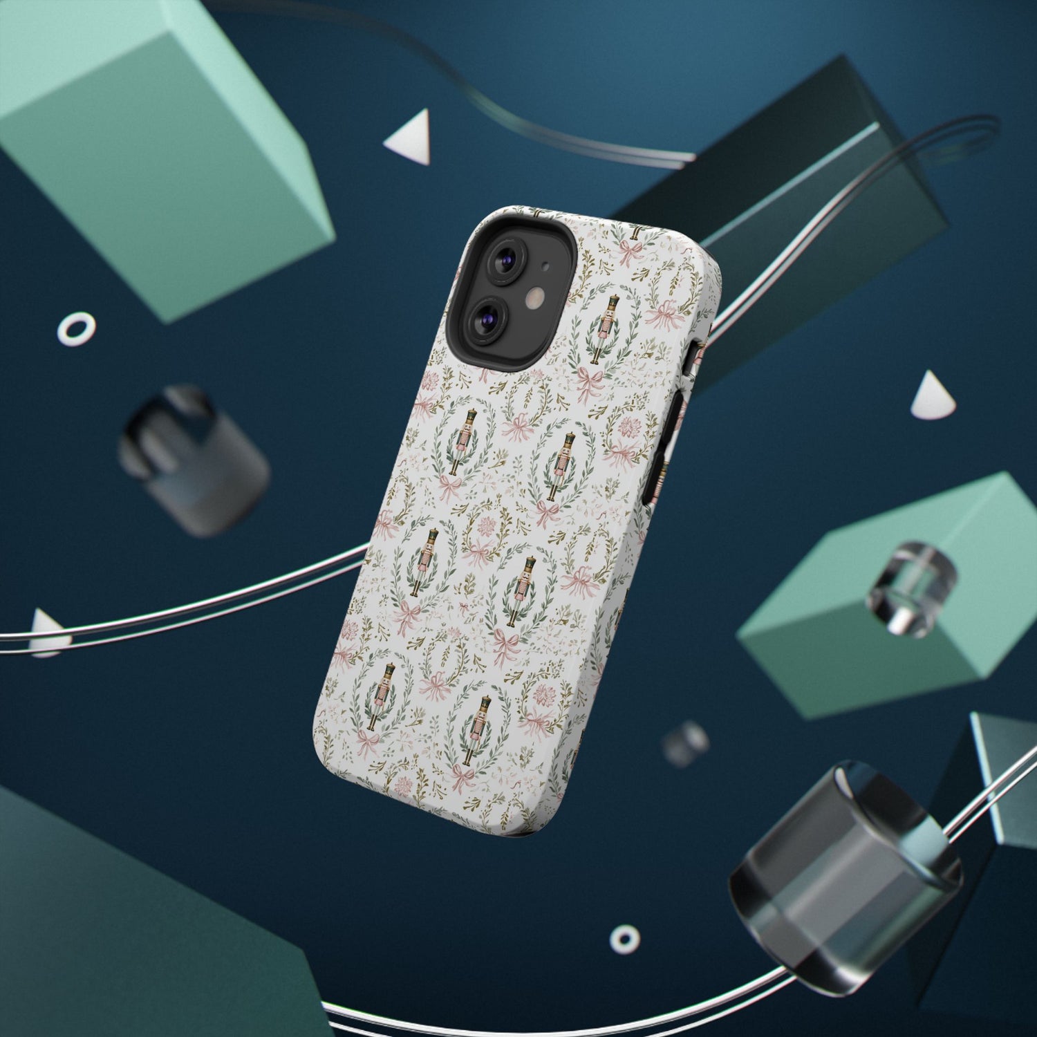 Impact-Resistant Phone Case- Nutcracker Floral