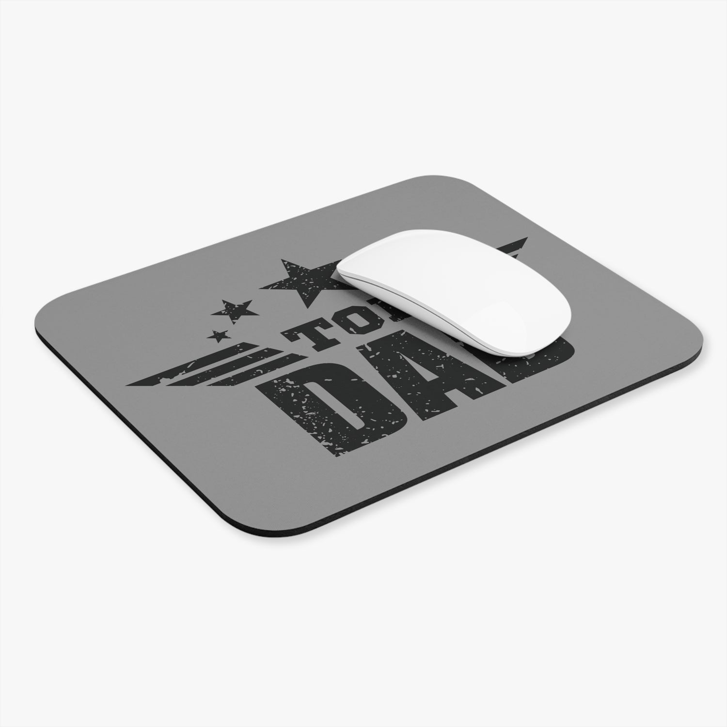 Top Dad Mouse Pad | Personalized Gift for Father's Day, Office Decor, Gamer Mat, Man Cave Accessory, Gift for Dad