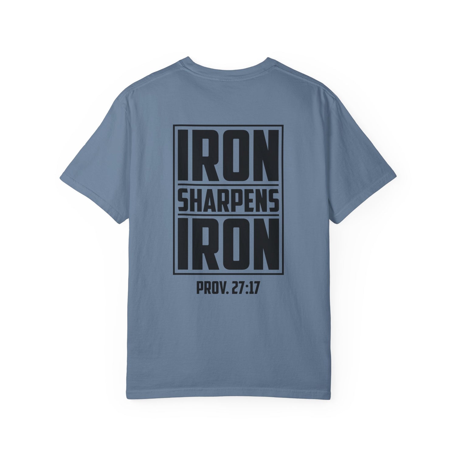 Inspirational Unisex T-Shirt, Motivational Tee for Everyday Wear, Iron Sharpens Iron, Christian Gift, Casual Fashion