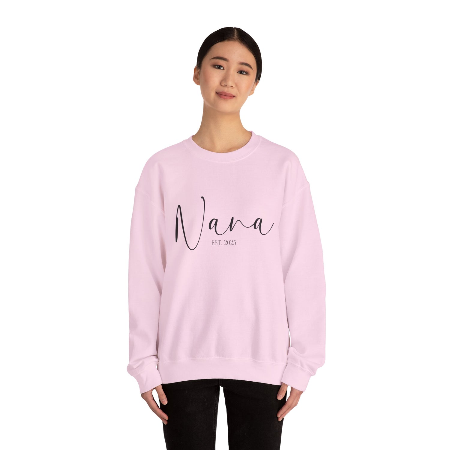 Personalized Nana Sweatshirt, Gift for Grandma, Custom Crewneck, Cozy Family Sweatshirt, Birthday Gift for Nana, Holiday Apparel