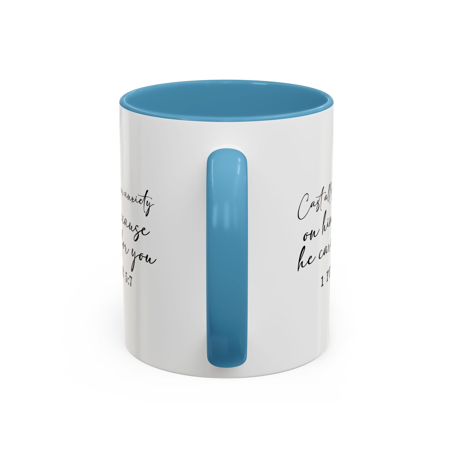 Coffee Mug: Scripture 1 Peter 5:7