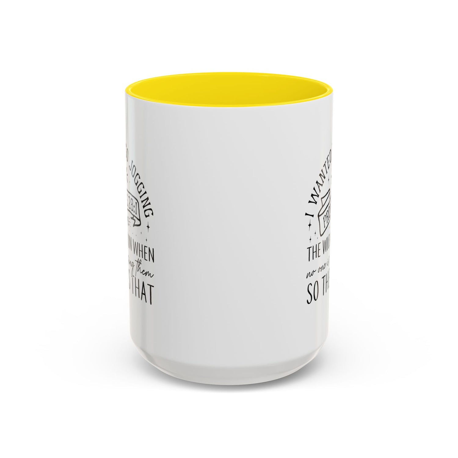 Inspirational Coffee Mug for Christian Joggers, Proverbs 28:1 Quote Mug, Funny Workout Gift, Motivational Drinkware, Exercise Humor