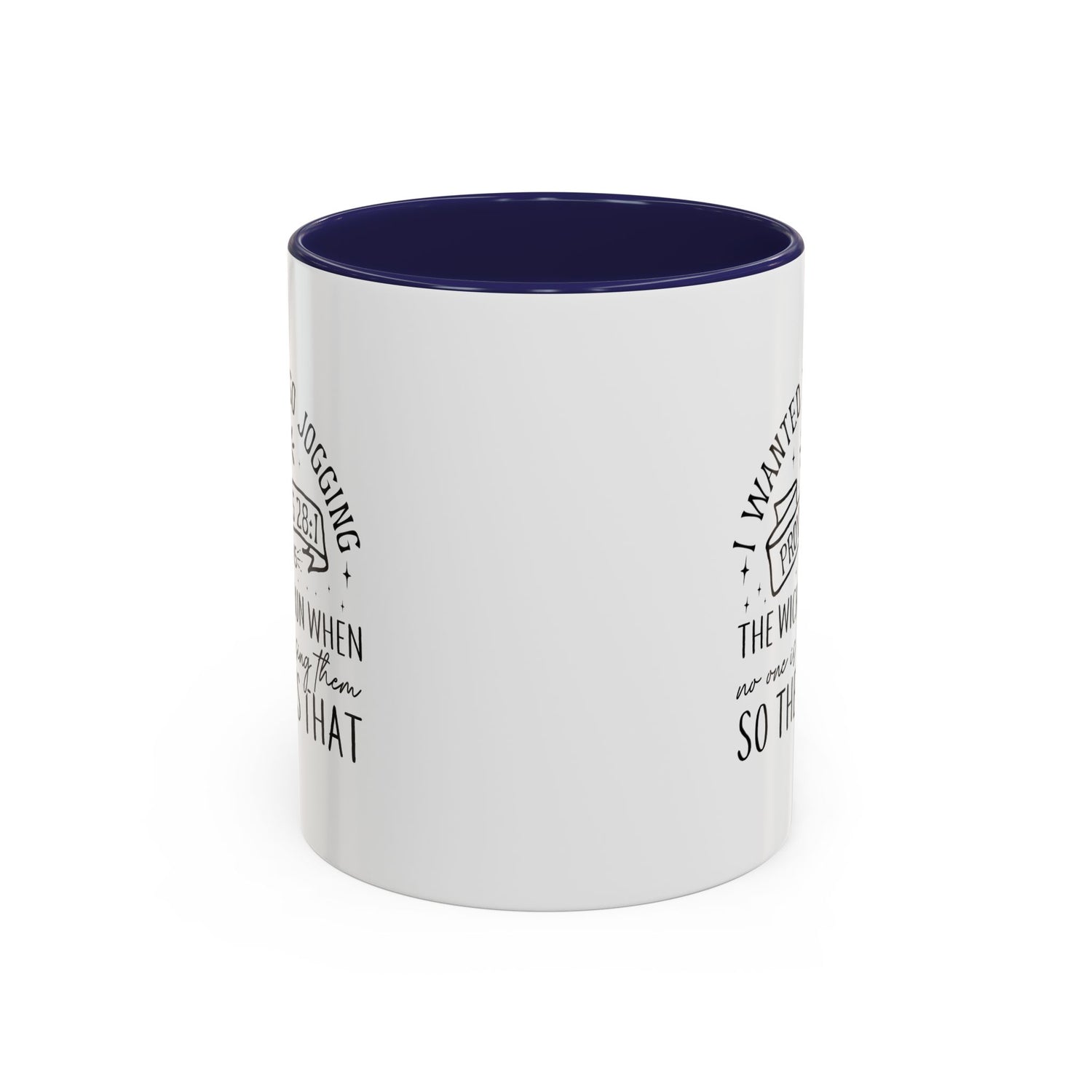 Inspirational Coffee Mug for Christian Joggers, Proverbs 28:1 Quote Mug, Funny Workout Gift, Motivational Drinkware, Exercise Humor