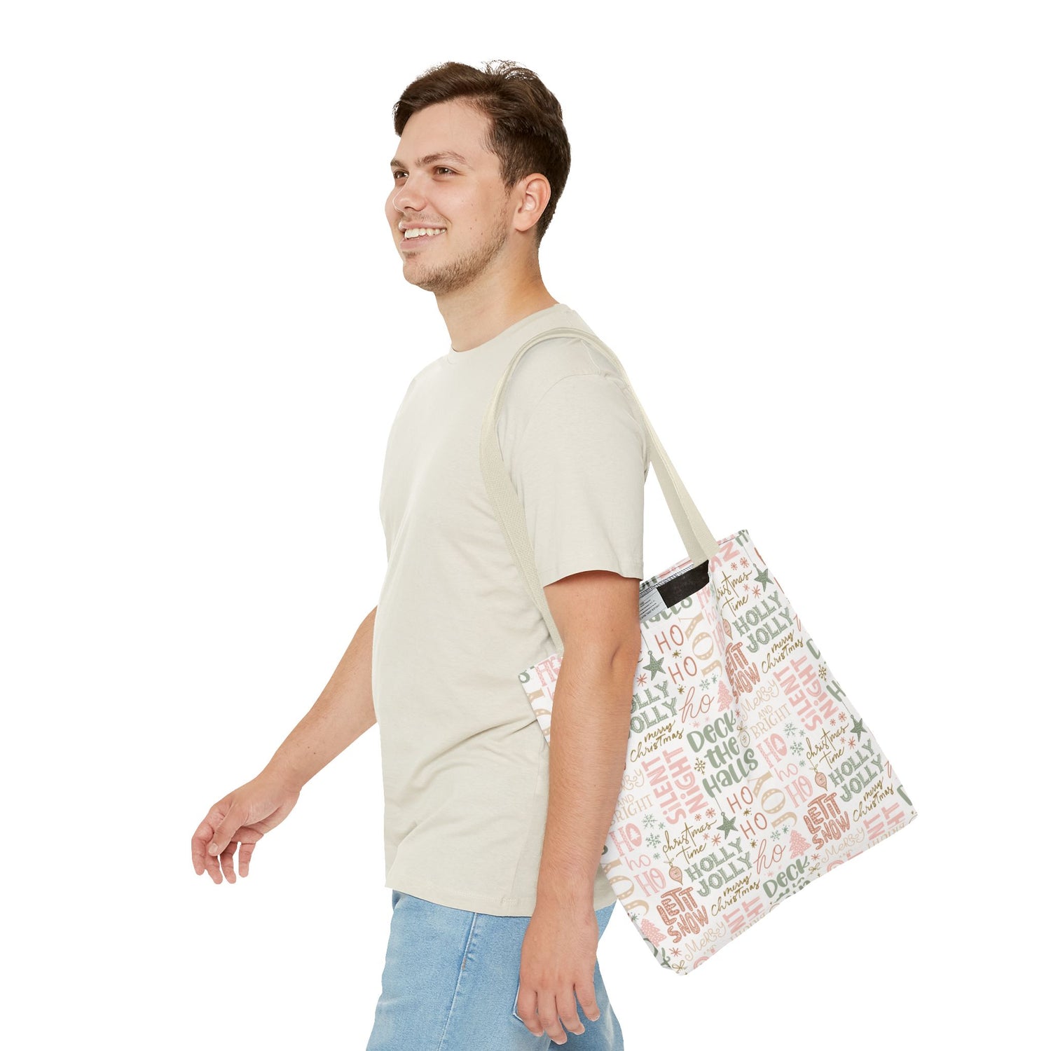 Christmas Phrases Tote Bag