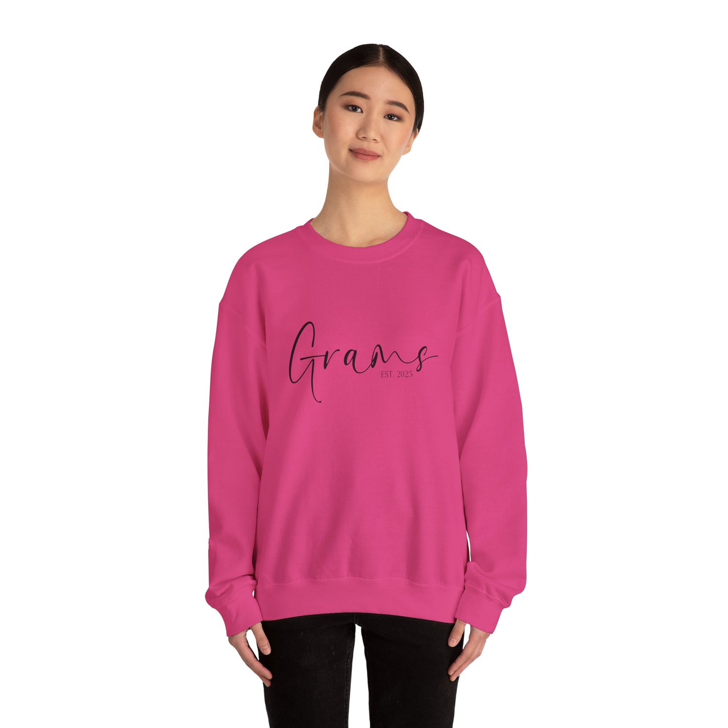 Grams Crewneck Sweatshirt | Cozy Gift for Grandma | Perfect for Birthdays, Mother's Day, Family Gatherings, or Casual Wear