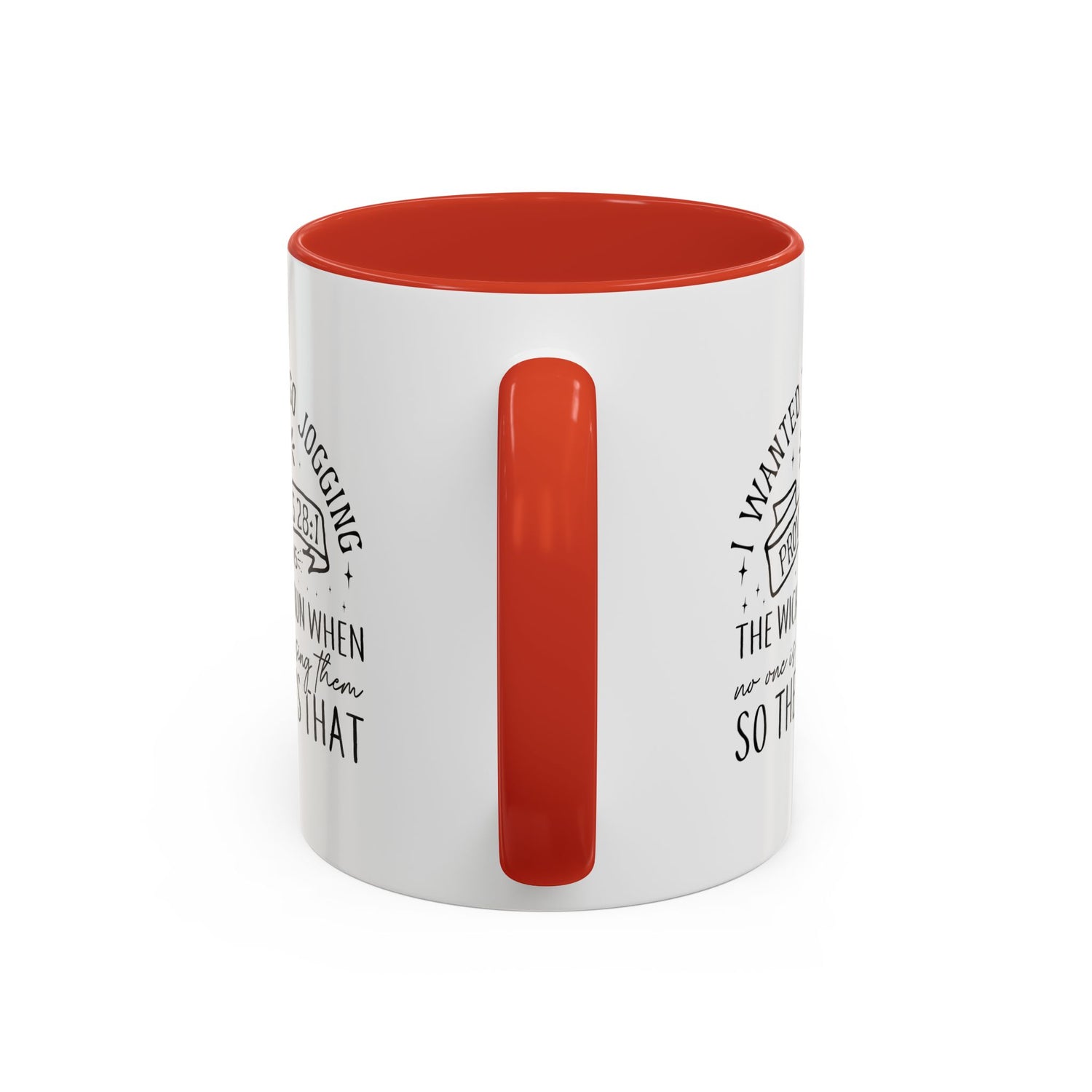 Inspirational Coffee Mug for Christian Joggers, Proverbs 28:1 Quote Mug, Funny Workout Gift, Motivational Drinkware, Exercise Humor