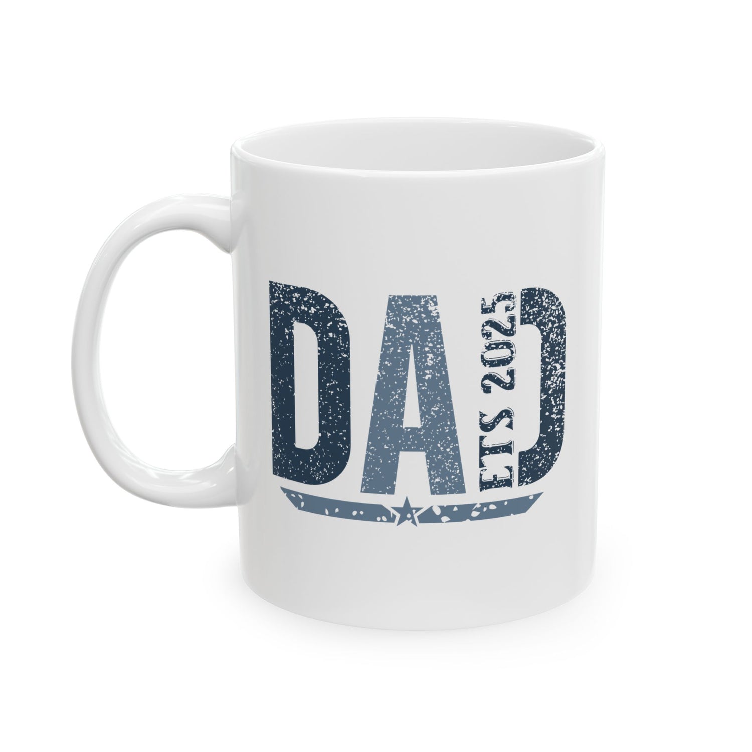 Dad Ceramic Mug, Coffee Cup Gift for Dad, Father's Day Present, Home Office Decor, Family Gift Idea
