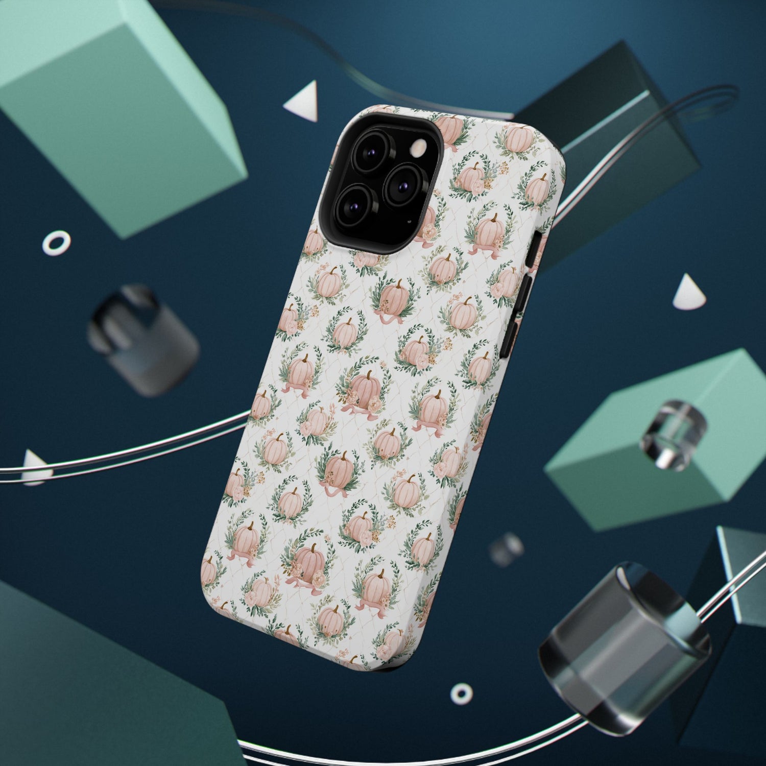 Elegant Pumpkin Impact-Resistant Phone Case, iPhone, Samsung