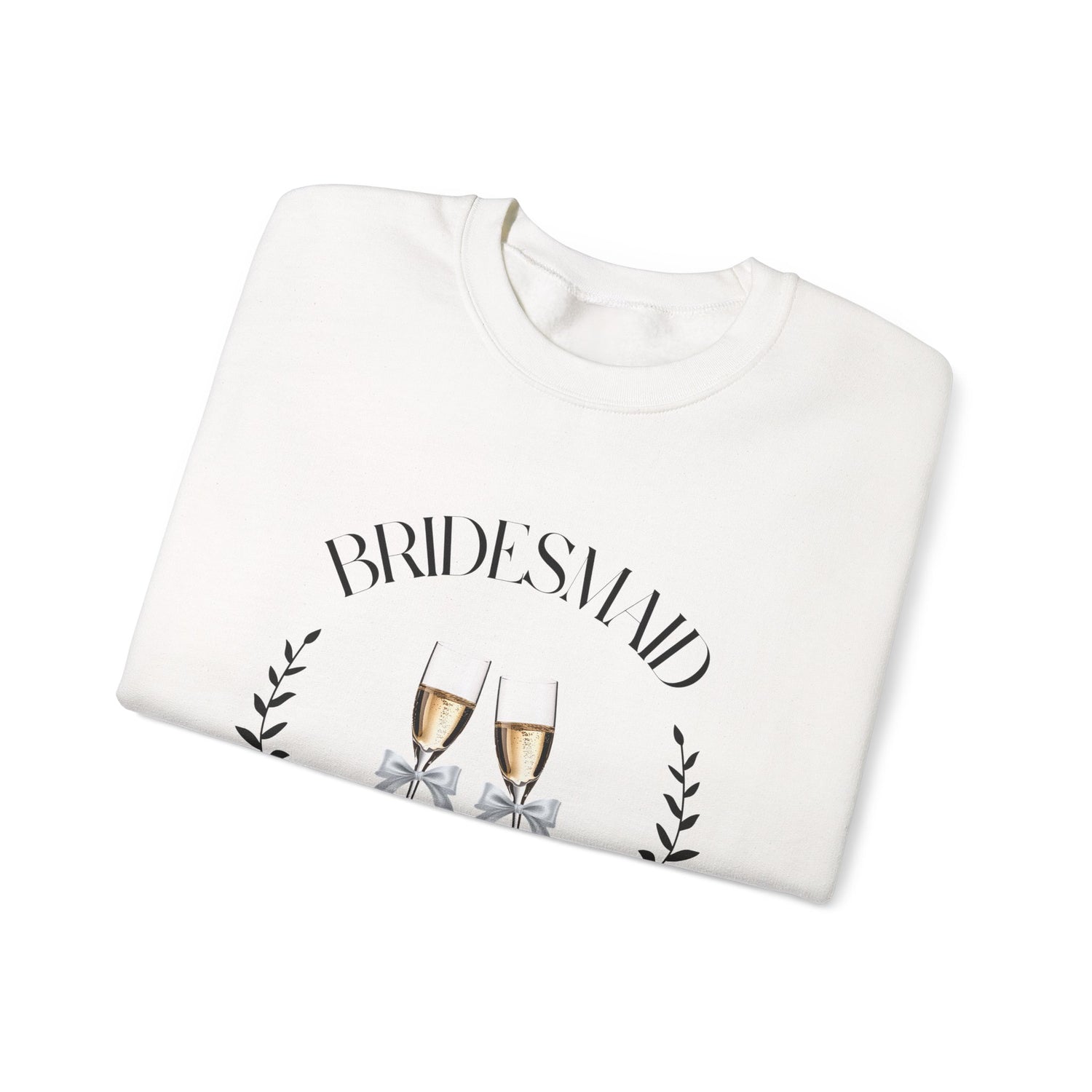 Bridesmaid Crewneck Sweatshirt, Bridal Party Gift, Wedding Sweatshirt, Bachelorette Party Apparel, Unisex Cozy Pullover