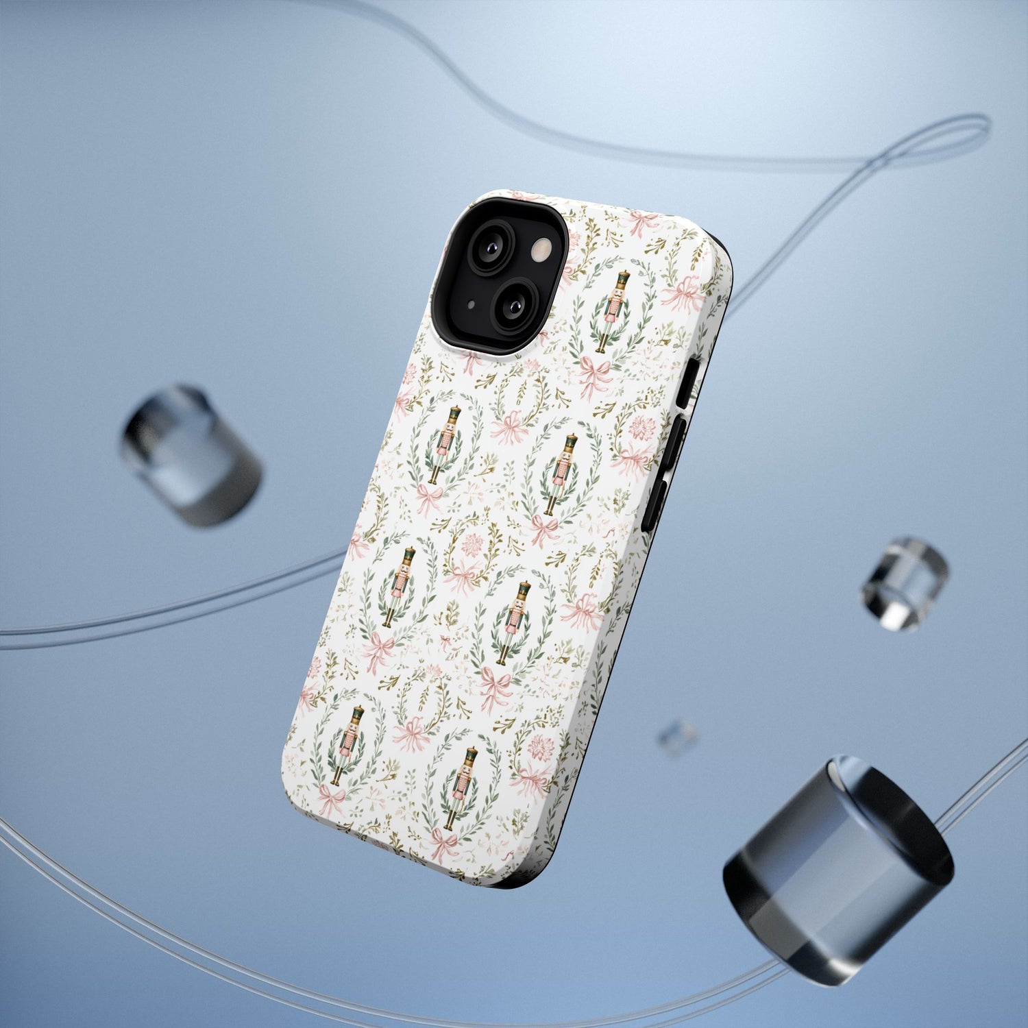 Impact-Resistant Phone Case- Nutcracker Floral