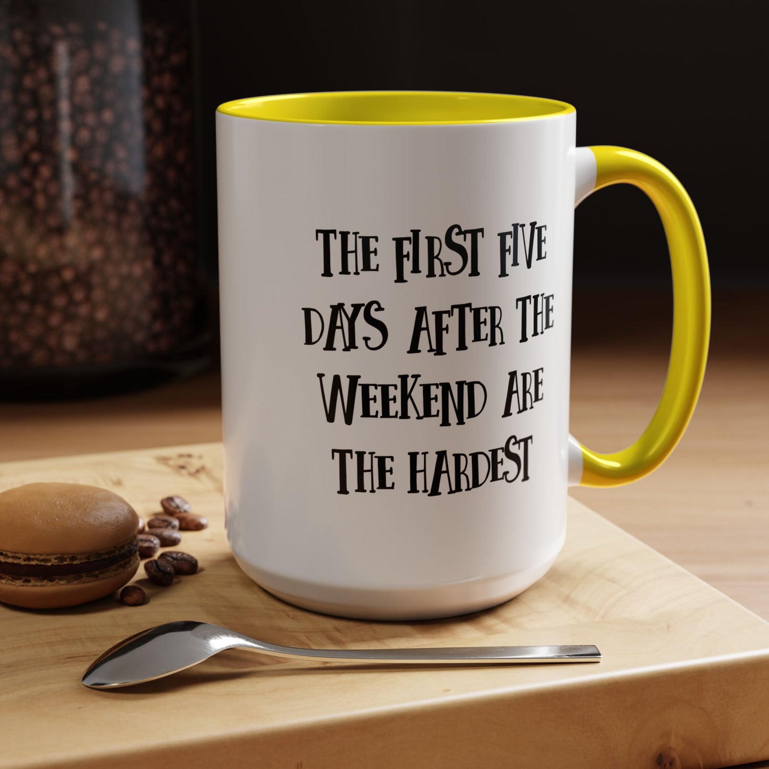 Motivational Coffee Mug, Cute Coffee Cup, Office Humor Mug, Gift for Her, Inspirational Tea Mug, Weekend Recovery Cup