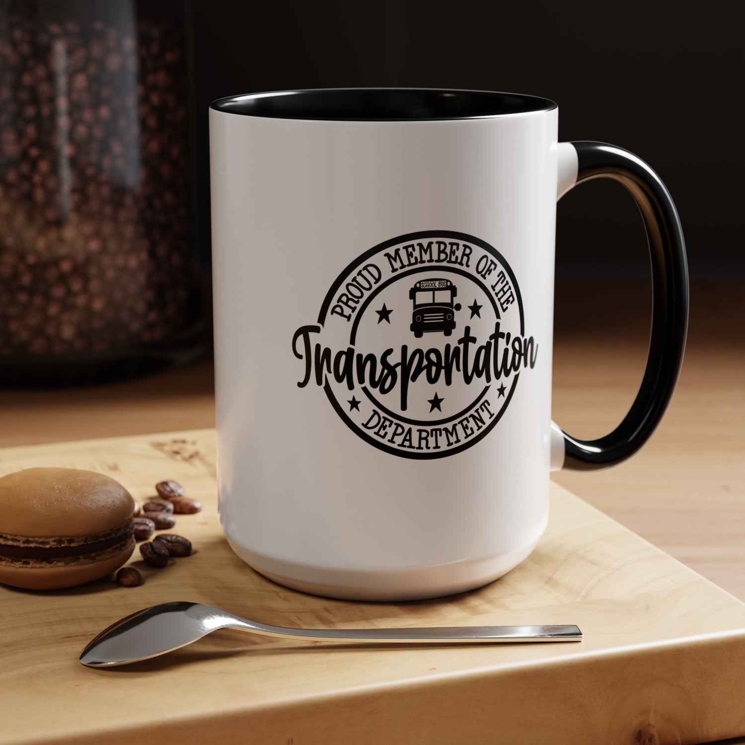 Transportation Department Coffee Mug, Proud Member Mug, Gift for Drivers, Transportation Lover Gift, Fun Coffee Cup, Tea and Coffee Mug