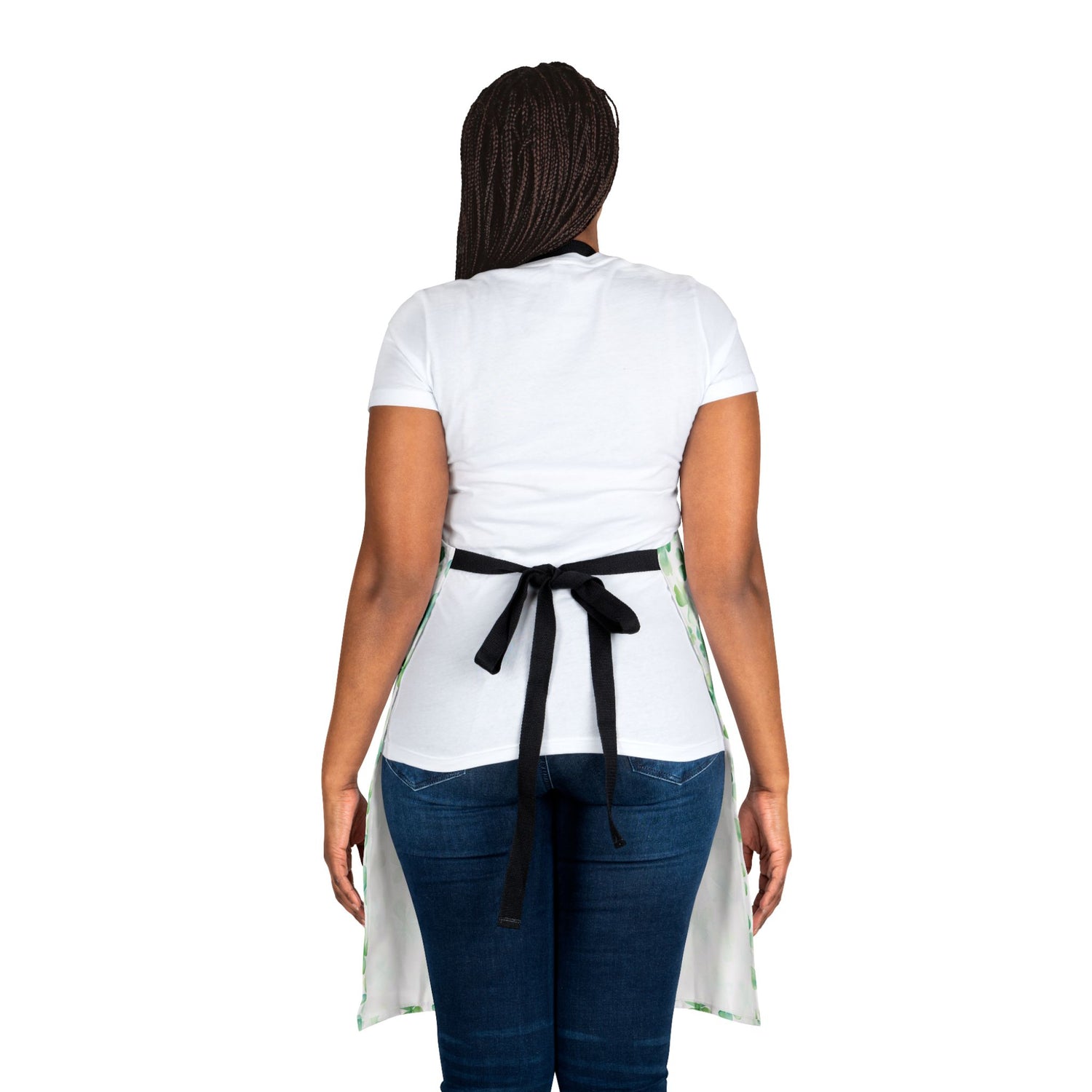 St. Patrick's Day Apron, Shamrock Design, Cooking Gift, Garden Party Chef Apron, Kitchen Wear, Festive Cooking